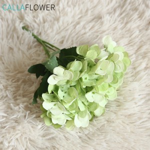 MW66779 Umjetne hortenzije svileni cvijet bijeli buket za dekoraciju pozadine za vjenčanje