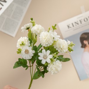 MW81002 Künstlicher Blumenstrauß Ball Chrysantheme Heißer Verkauf Hochzeitsdekoration