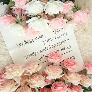 MW60000 चीन कृत्रिम फूलहरू कृत्रिम वास्तविक स्पर्श विवाह गुलाब फूल कृत्रिम