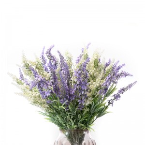 MW56669 Sgeadachadh pòsaidh gàrraidh reic teth Lavender Bouquet Flower Artificial