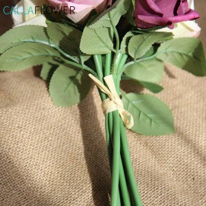 GF12504 مصنع الزهور الاصطناعية باقة الورد زينة الزفاف زهرة العروس المصنوعة في الصين