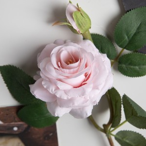 MW51011 Вештачки цвет роза Нов дизајн Свилено цвеќе Свадбена декорација Подарок за Денот на вљубените