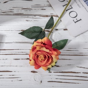 MW03336 Mākslīgās rozes Īsa kāta Kāzas Ziedu zieds Mājas biroja apdare