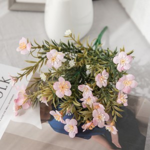 MW81111 Bouquet flè atifisyèl Orchid Wholesale dekoratif flè ak plant yo