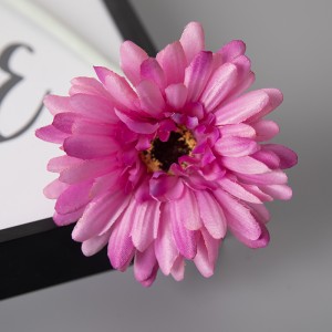 ГФ10004 Вештачко цвеће Велепродаја свиле Флокинг Симулирани цвет гербера дуга стабљика