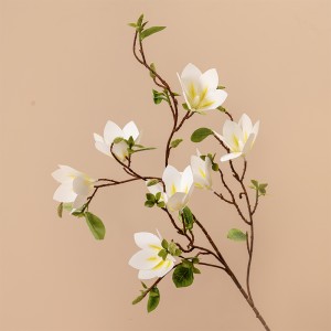 MW46601 Flor artificial Magnolia Venda directa de fàbrica Decoració de festes amb flors de seda