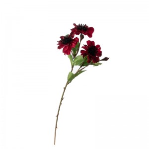 DY1-5919 ດອກໄມ້ທຽມ Chrysanthemum ການອອກແບບໃຫມ່ ດອກໄມ້ຜ້າໄຫມ ເຄື່ອງປະດັບດອກໄມ້ແລະຕົ້ນໄມ້