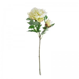 DY1-3096Artificial Flower PeonyFactory პირდაპირი გაყიდვა ყვავილების კედლის ფონი დეკორატიული ყვავილები და მცენარეები