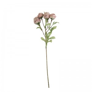 DY1-5969ดอกไม้ประดิษฐ์รานังคูลัสดีไซน์ใหม่ดอกไม้ตกแต่งของตกแต่งงานแต่งงานในสวน