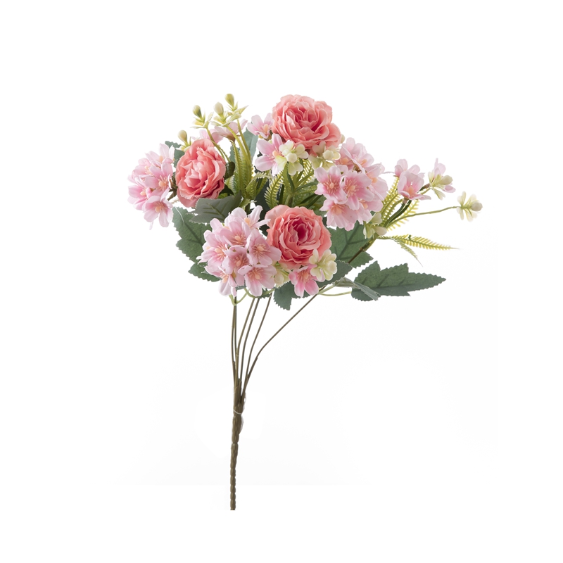 MW83521 Yapay Çiçek Buketi Gül Karanfil Toptan Düğün Dekorasyon sevgililer Günü hediyesi Düğün Malzemeleri