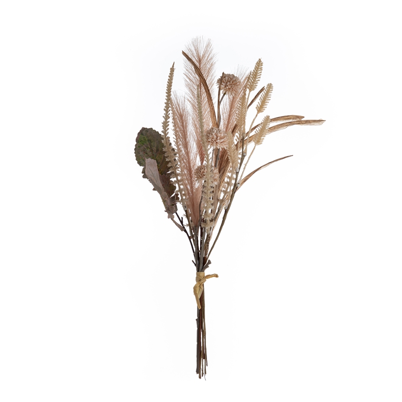 DY1-6350 Kunsmatige blomboeket krisantkruid Warmverkopende troumiddelpunte Dekoratiewe blomme en plante