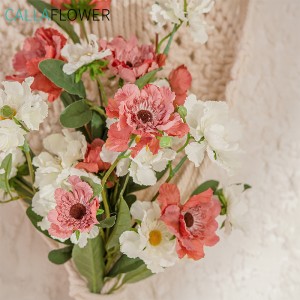 YC1064 umetno cvetje kolo krizanteme priljubljena poročna dekoracija vrt poročna dekoracija