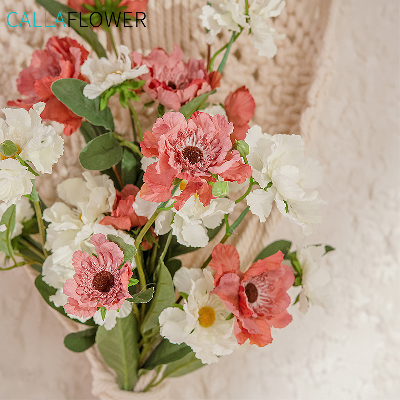 YC1064 कृत्रिम फूल पहिया गुलदाउदी लोकप्रिय विवाह सजावट उद्यान विवाह सजावट