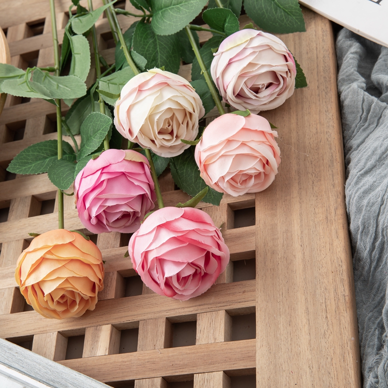 Rose artificielle DY1-6300, décoration de jardin populaire pour mariage