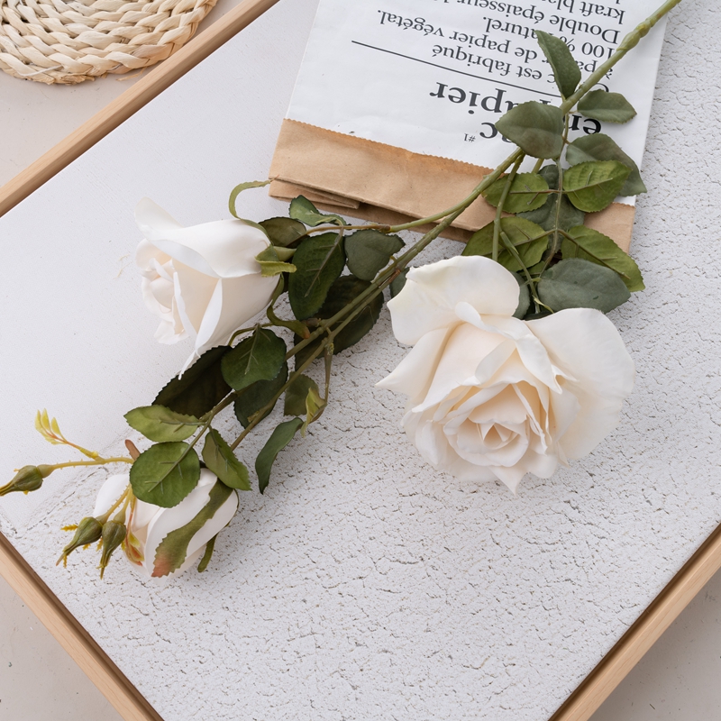 Rose artificielle DY1-6567, décoration de jardin et de mariage, offre spéciale
