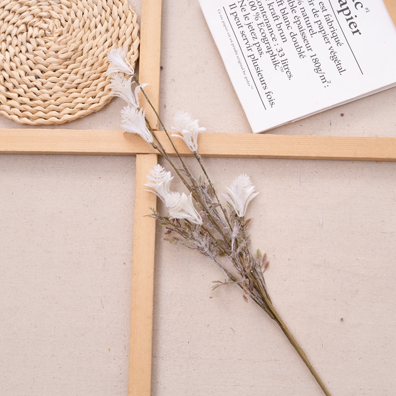 MW09595 צמח פרח מלאכותי דשא קטיפה אספקת חתונה מציאותית