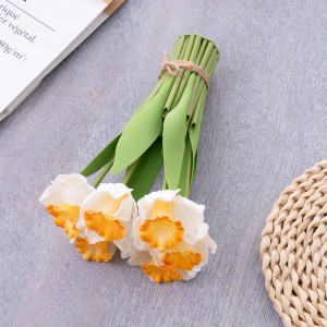 MW54503 කෘතිම මල් කළඹ Daffodil නව නිර්මාණය උත්සව සැරසිලි