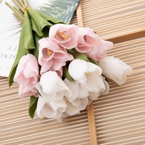 MW59602 Dirbtinių gėlių puokštė Tulpių gamyklos tiesioginis šventinių dekoracijų pardavimas