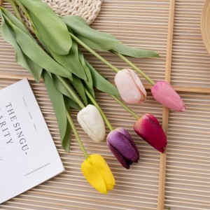 MW59620 Artificial Flower Tulip လူကြိုက်များသောမင်္ဂလာဆောင်စင်တာများ