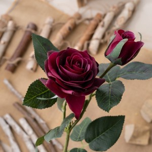MW60501 Ясалма чәчәк розасы qualityгары сыйфатлы декоратив чәчәкләр һәм үсемлекләр