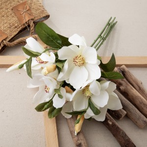 MW69517 Ram de flors artificials Magnolia Centres de taules de casament barats