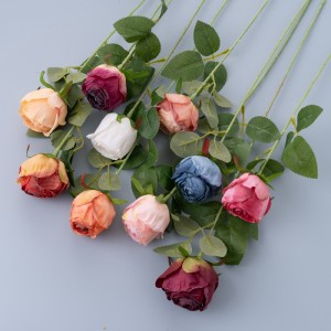 MW31508 कृत्रिम फूल गुलाब उच्च गुणस्तरको बगैचा विवाह सजावट
