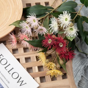 CL53508 Artificial Flower Bouquet Flùr Eucalyptus Dealbhadh Ùr Tiodhlac Latha Valentine