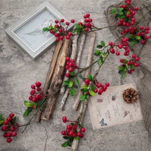 CL61510 Flor Artificial Berry Bagas de Natal Decoração de Festa de Venda Quente