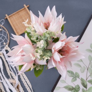 CL77511 Ram de flors artificials Lotus Nou disseny de subministrament per a casaments