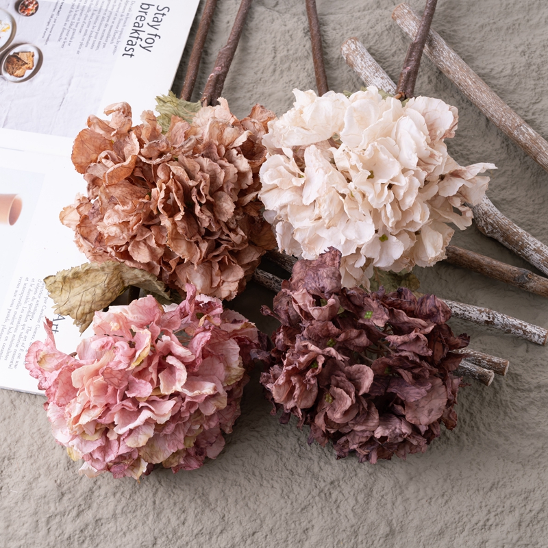 CL77516 Mākslīgo ziedu hortenzijas karsti pārdod dārza kāzu dekoru