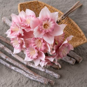 CL77521 Artificial Flower Bouquet Daffodil High quality Wedding Centerpieces