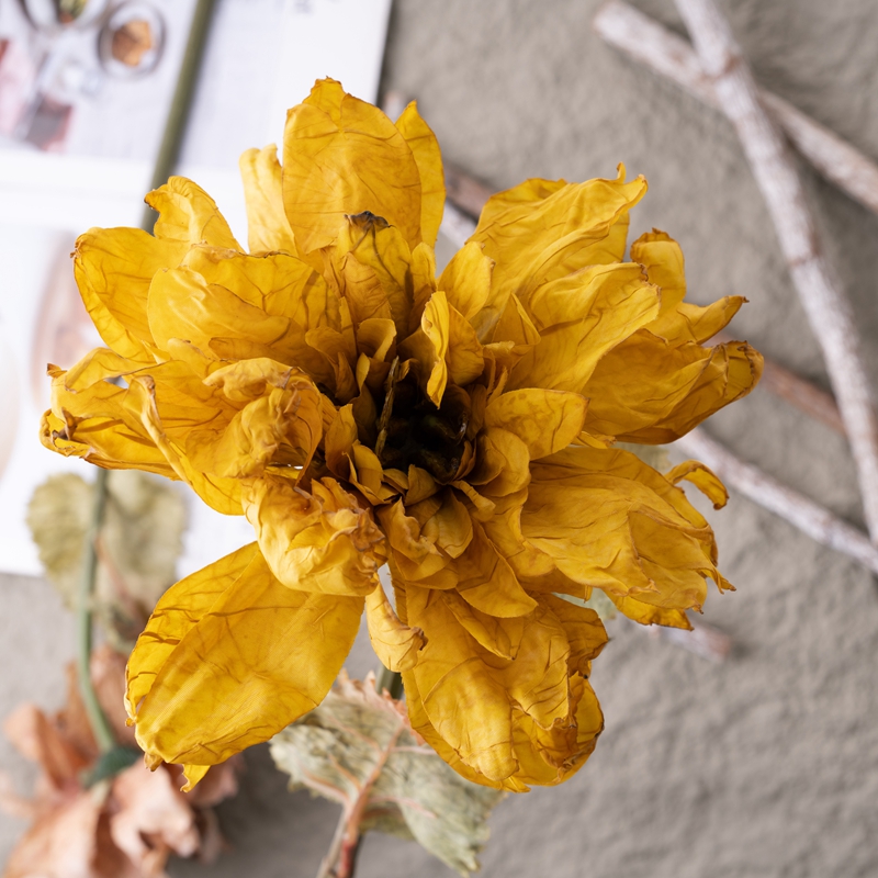 CL77523 Sztuczny kwiat Dalia Fabryka Sprzedaż bezpośrednia Dekoracja ślubna
