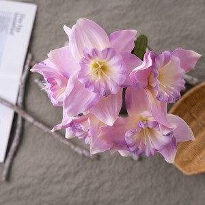 CL77526 Narcisos de flors artificials Decoració popular del casament del jardí