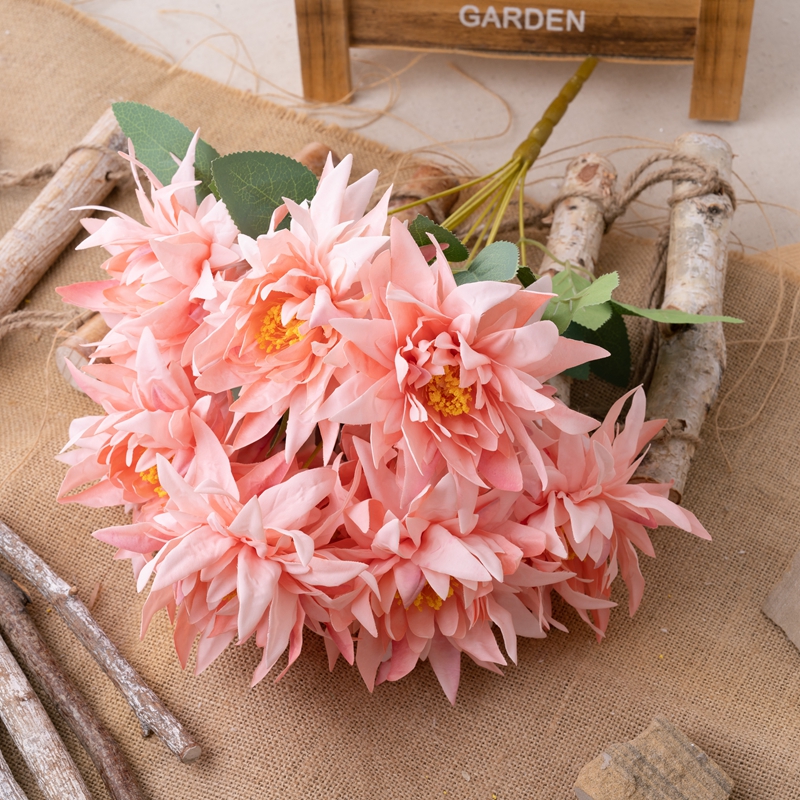 CL81507 Artificial Flower Bouquet Dahlia Wholesale Wedding Centerpieces