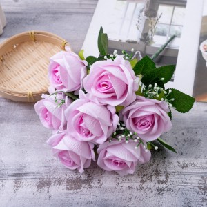 CL86502 Bó hoa nhân tạo Nhà máy bán hoa hồng trực tiếp Hoa lụa
