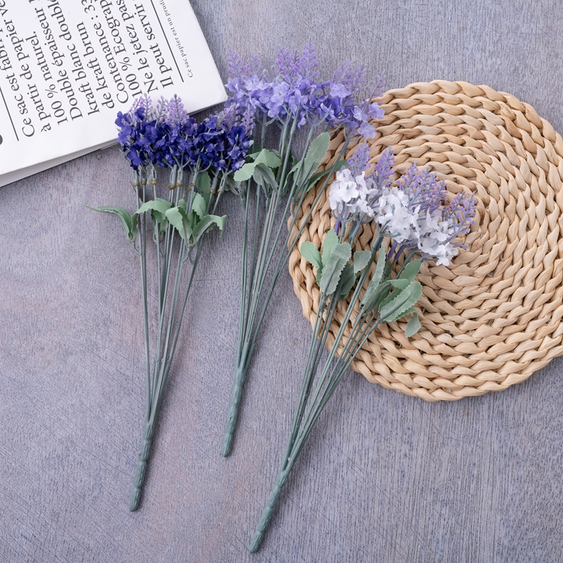 MW02531 Buket Bunga Buatan Lavender Dekorasi Pernikahan Taman Realistis
