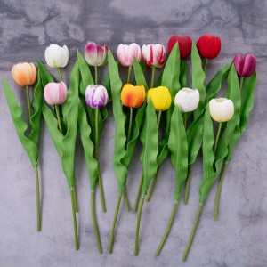 MW08519 Artificial Flower Tulip Realistyske Falentynsdei gift