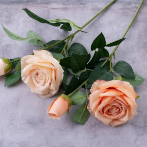 CL03510 Artificial Flower Rose Hot ere ihe ịchọ mma ifuru na osisi