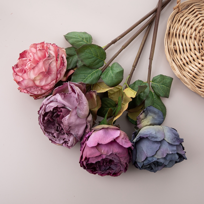 MW24904 Artificial Flower Rose Factory Άμεση πώληση Διακοσμητικό λουλούδι