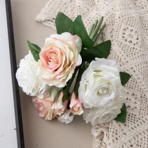 DY1-2564 ດອກໄມ້ທຽມ Bouquet Rose ຈິງ Centerpieces Wedding