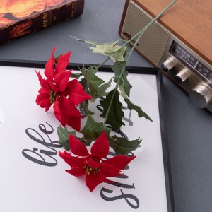DY1-2656 Τεχνητό Λουλούδι Χριστουγεννιάτικο λουλούδι Υψηλής ποιότητας Εορταστικές Διακοσμήσεις
