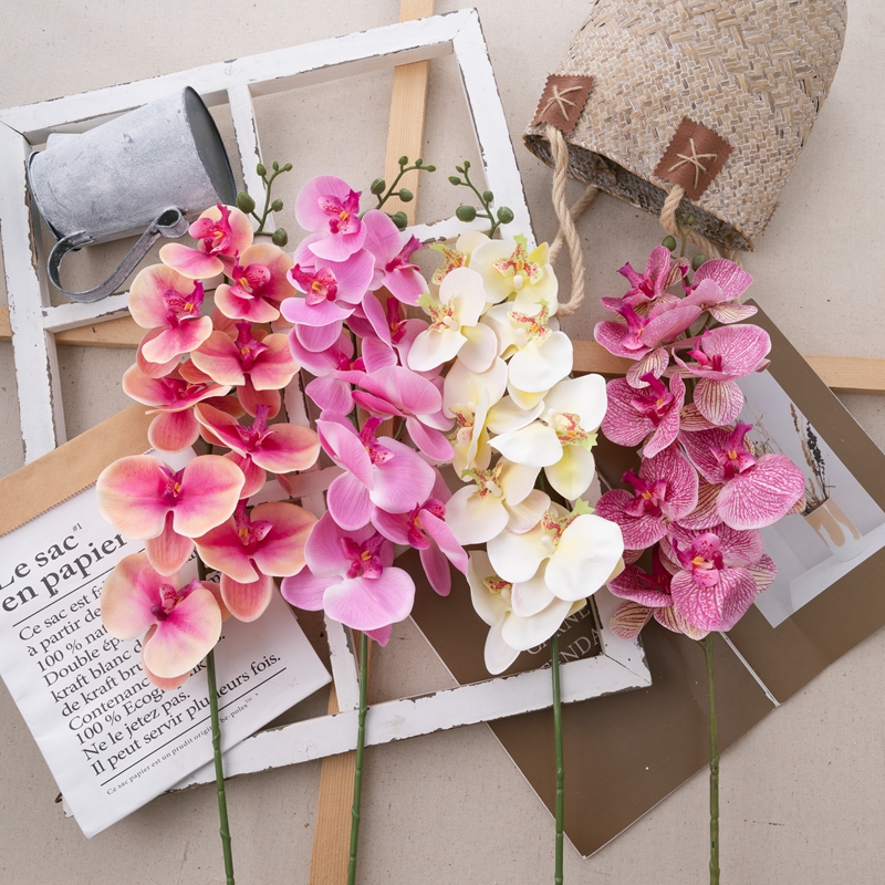 DY1-2731 Fiore artificiale farfalla orchidea Vendita diretta in fabbrica Decorazione di matrimoniu di giardinu