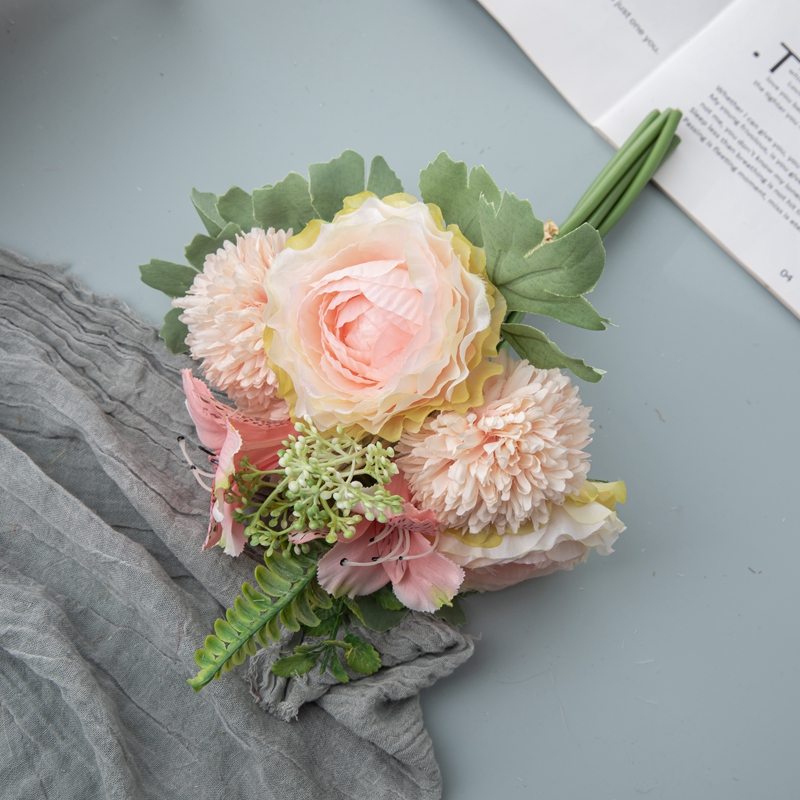 DY1-3281 造花花束ラナンキュラス売れ筋結婚式の装飾