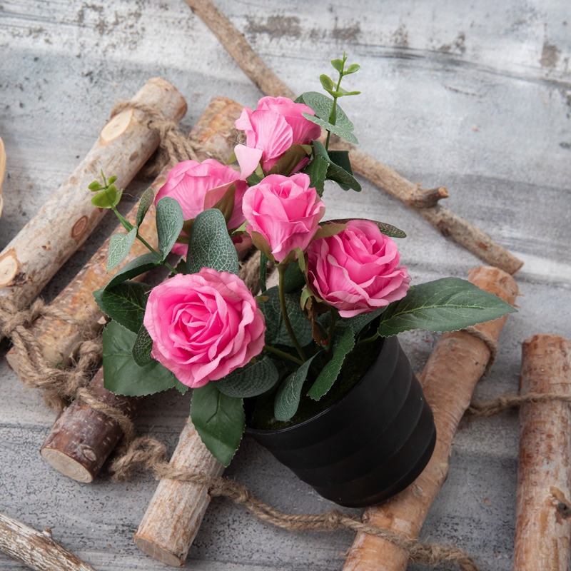 DY1-3346 बोनसाई गुलाब हॉट सेलिंग वैलेंटाइन डे उपहार