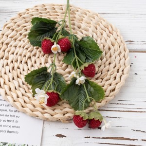 DY1-3611 Artificial Flower Plant Strawberry Hot Selling Festive Decorations