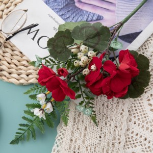 DY1-3615 Bó hoa nhân tạo Crabapple Bán buôn quà tặng ngày lễ tình nhân