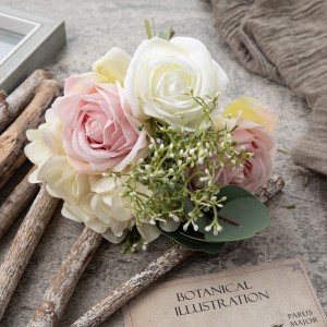 DY1-4062 Букет из искусственных цветов розы Популярные свадебные центральные украшения
