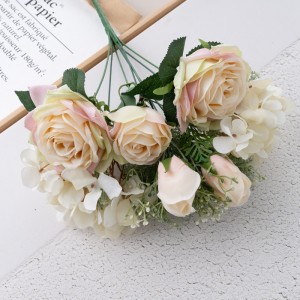 DY1-4473 Artificial Flower Bouquet Rose High quality Silk Flowers