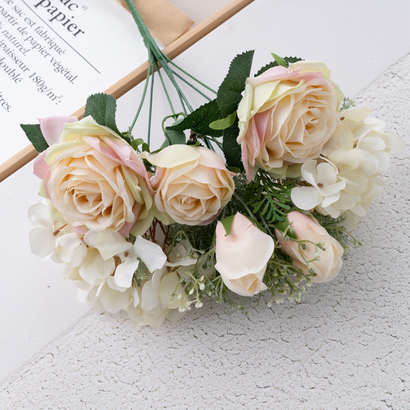 DY1-4473 Bouquet di fiori artificiali Rosa Fiori di seta di alta qualità