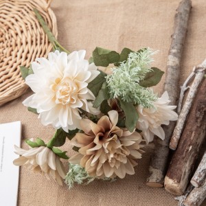 DY1-4571 Букет штучних квітів Жоржини Оптові святкові прикраси